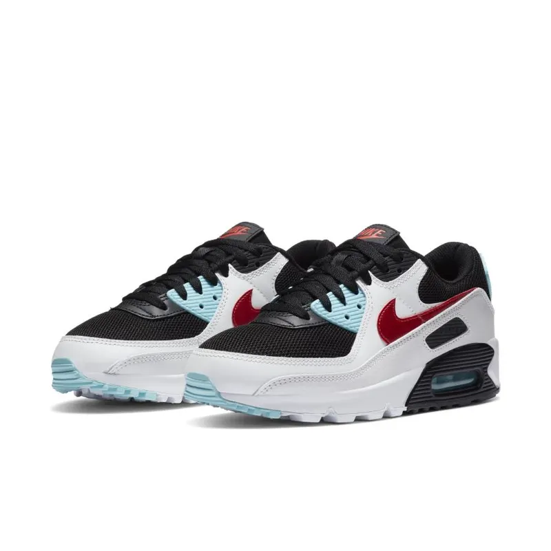 Nike Air Max 90 Aqua Red White Black (Women’s) (DA4290-100)