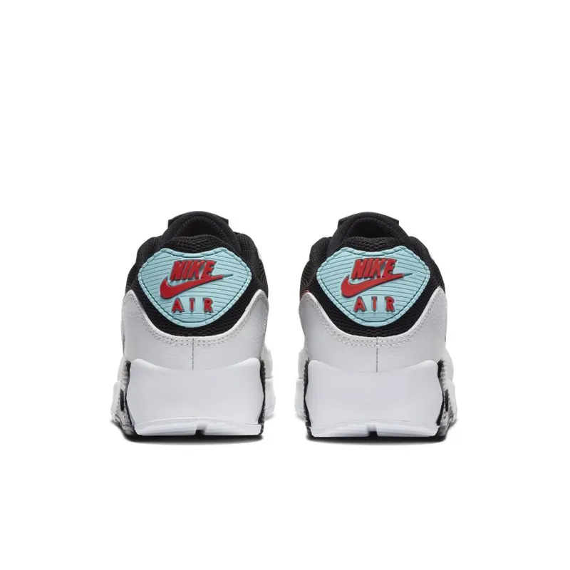 Nike Air Max 90 Aqua Red White Black (Women’s) (DA4290-100)