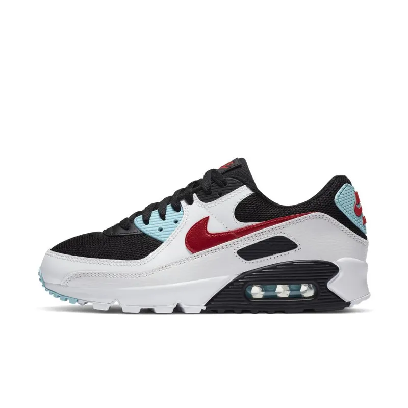 Nike Air Max 90 Aqua Red White Black (Women’s) (DA4290-100)
