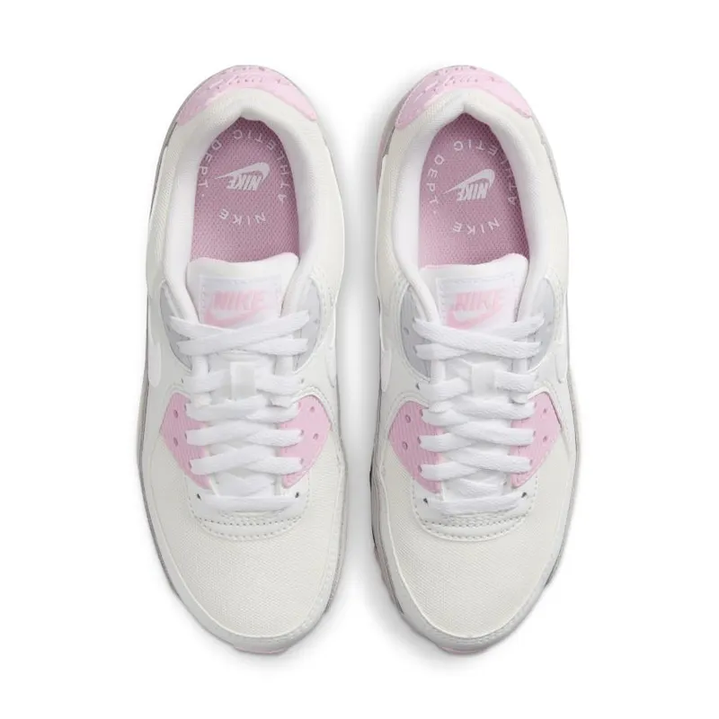 Nike Air Max 90 Athletic Department White Pink (Women’s) (FN7489-100)