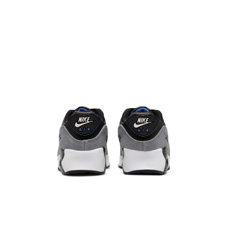 Nike Air Max 90 Black Medium Blue (PS) (CD6867-018)
