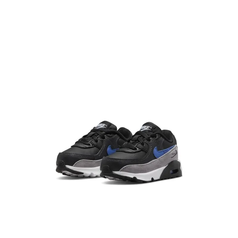 Nike Air Max 90 Black Medium Blue (TD) (CD6868-018)