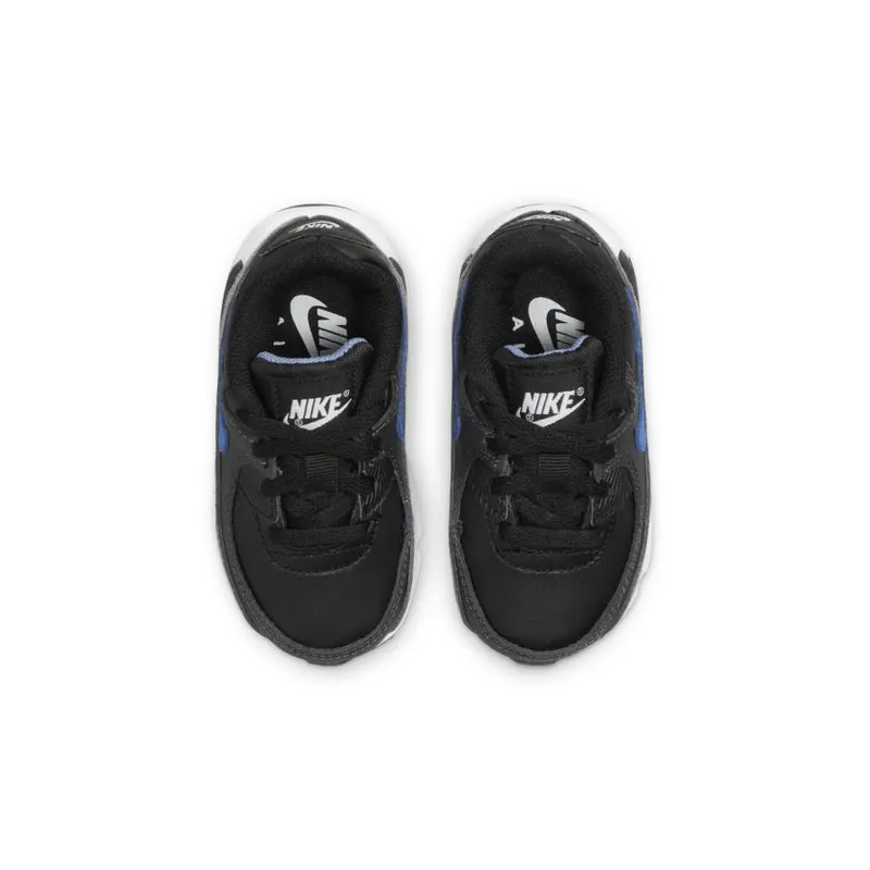 Nike Air Max 90 Black Medium Blue (TD) (CD6868-018)