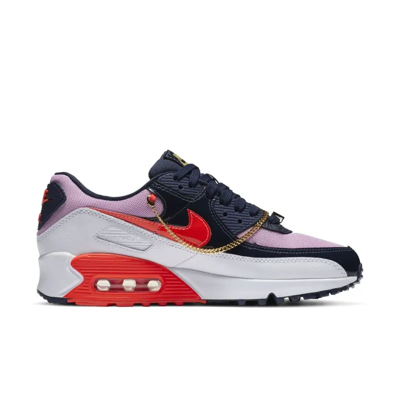 Nike Air Max 90 Cuban Link Obsidian Pink (Women’s) (CZ8099-100)