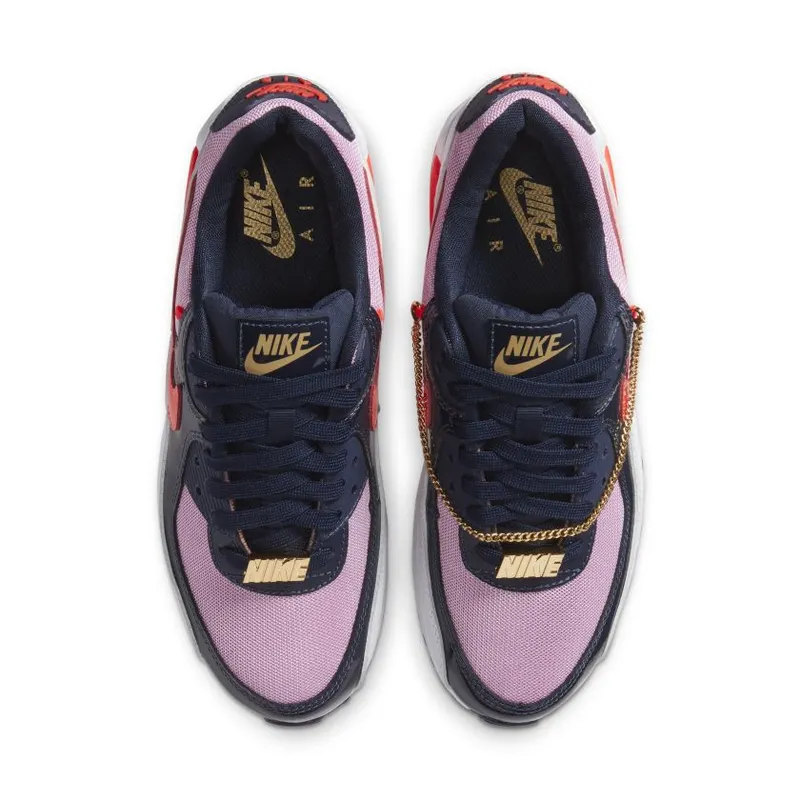 Nike Air Max 90 Cuban Link Obsidian Pink (Women’s) (CZ8099-100)