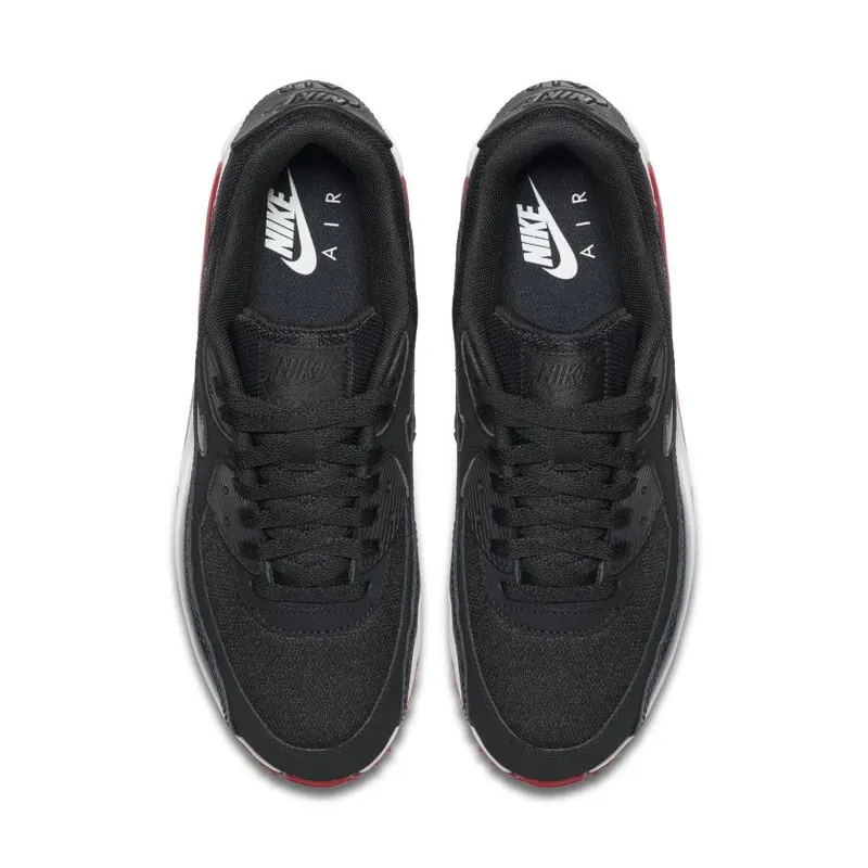 Nike Air Max 90 Essential Black Gym Red White (537384-066)