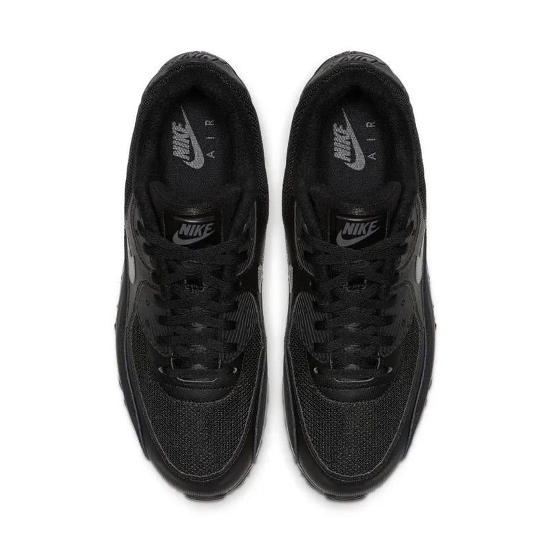 Nike Air Max 90 Essential Black Silver (AJ1285-023)