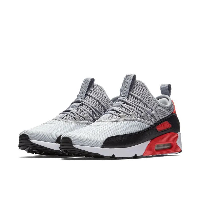 Nike Air Max 90 EZ Wolf Grey Bright Crimson (AO1745-002)