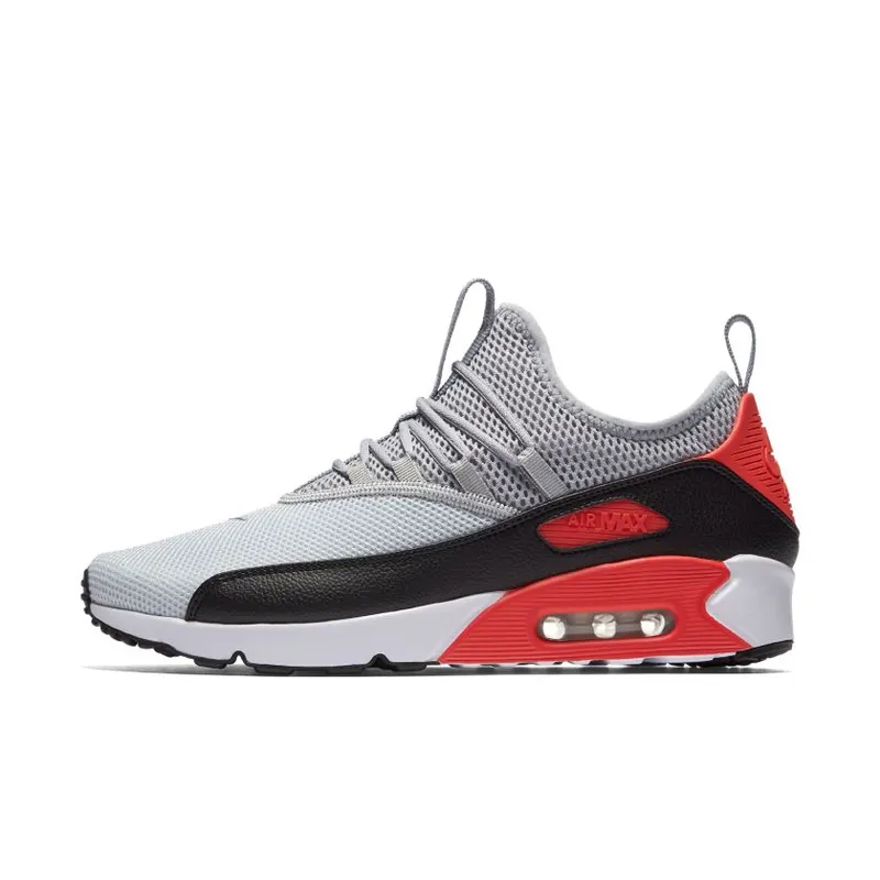 Nike Air Max 90 EZ Wolf Grey Bright Crimson (AO1745-002)