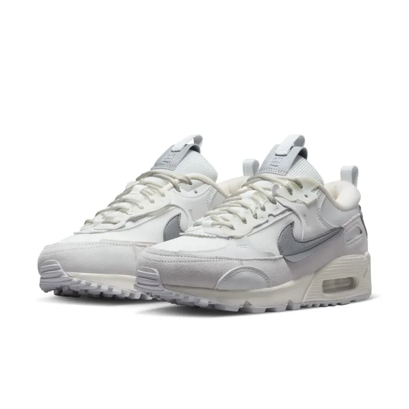 Nike Air Max 90 Futura Summit White Metallic Silver (Women’s) (FB1877-110)