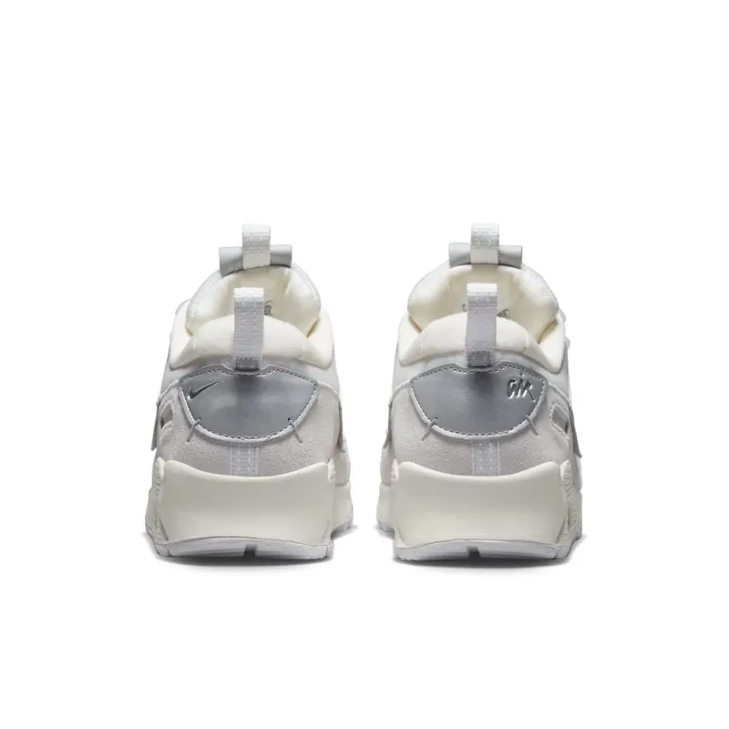 Nike Air Max 90 Futura Summit White Metallic Silver (Women’s) (FB1877-110)