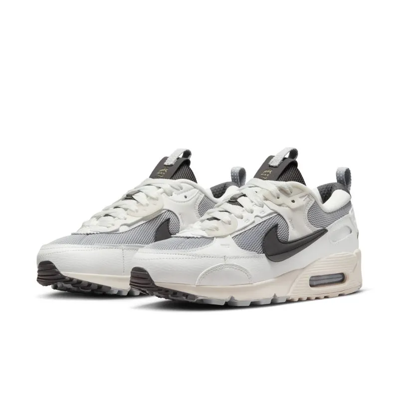 Nike Air Max 90 Futura Wolf Grey Summit White Light Orewood Brown Medium Ash (Women’s) (DZ4708-001)
