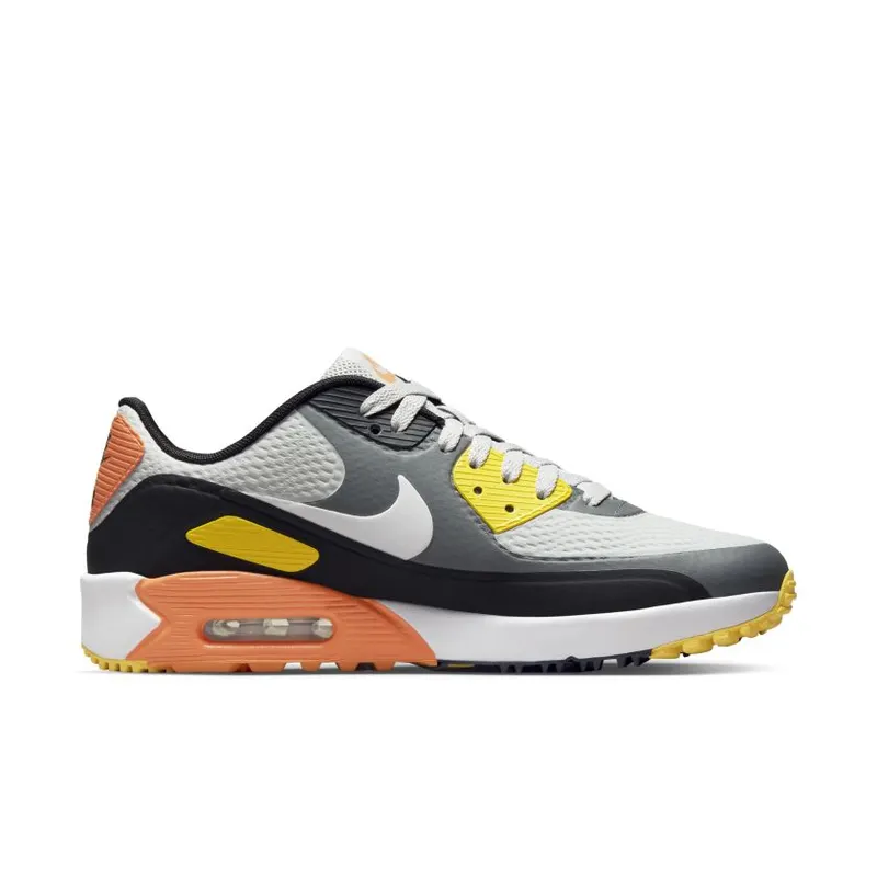 Nike Air Max 90 Golf Smoke Grey Black Orange (CU9978-012)