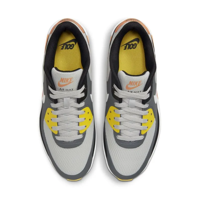 Nike Air Max 90 Golf Smoke Grey Black Orange (CU9978-012)