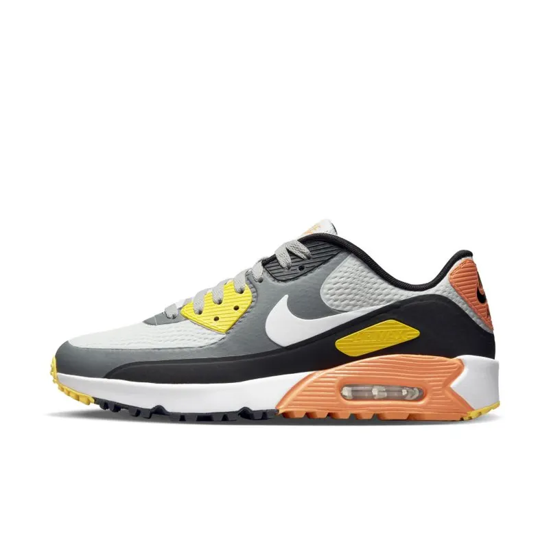 Nike Air Max 90 Golf Smoke Grey Black Orange (CU9978-012)