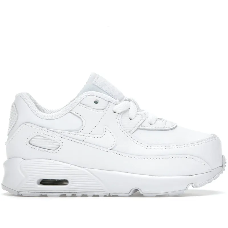 Nike Air Max 90 Leather Triple White (TD) (CD6868-100)