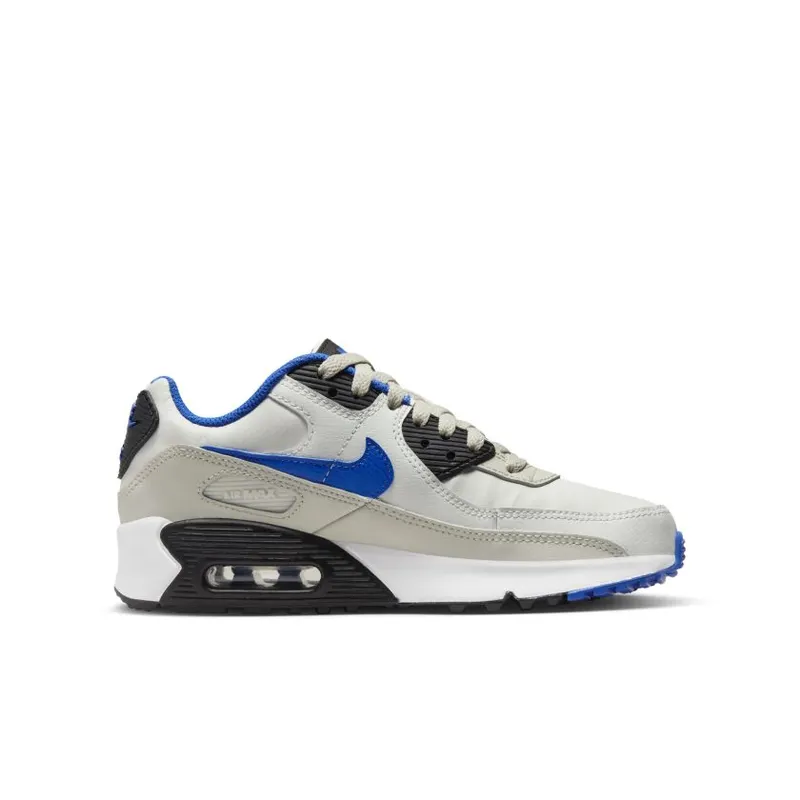 Nike Air Max 90 LTR White Racer Blue Light Bone (GS) (DV3607-100)