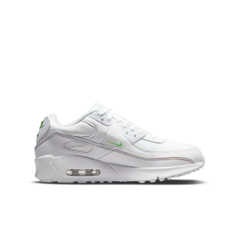 Nike Air Max 90 Multi Swoosh White (GS) (DN3730-100)