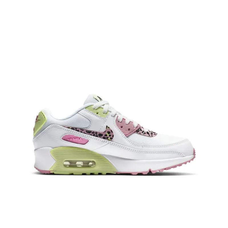 Nike Air Max 90 Pink Barely Volt (GS) (DA4675-100)