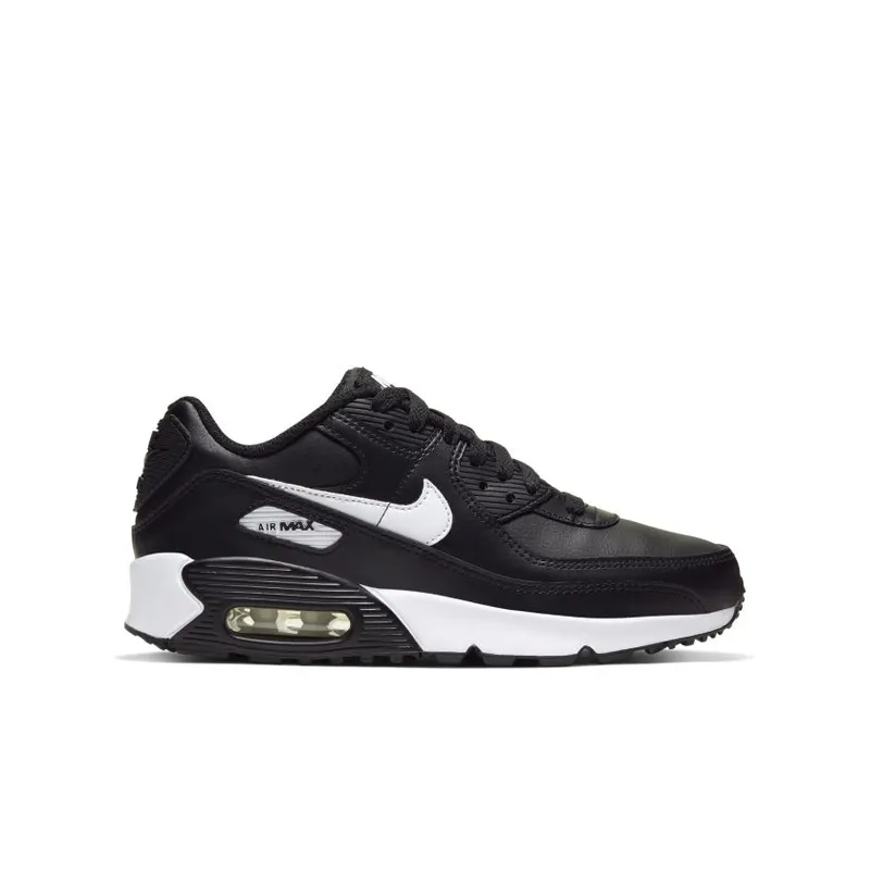 Nike Air Max 90 Recraft Black White (GS) (CD6864-010)