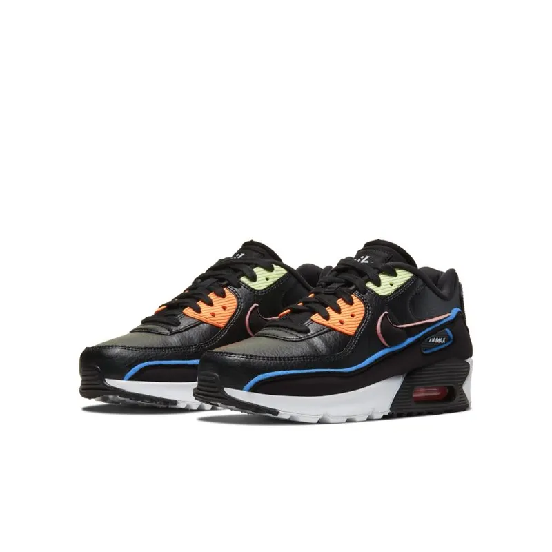 Nike Air Max 90 SE Black Multicolor (GS) (CK4068-001)