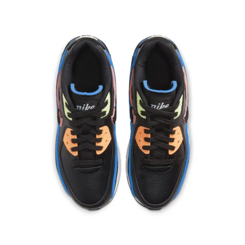 Nike Air Max 90 SE Black Multicolor (GS) (CK4068-001)