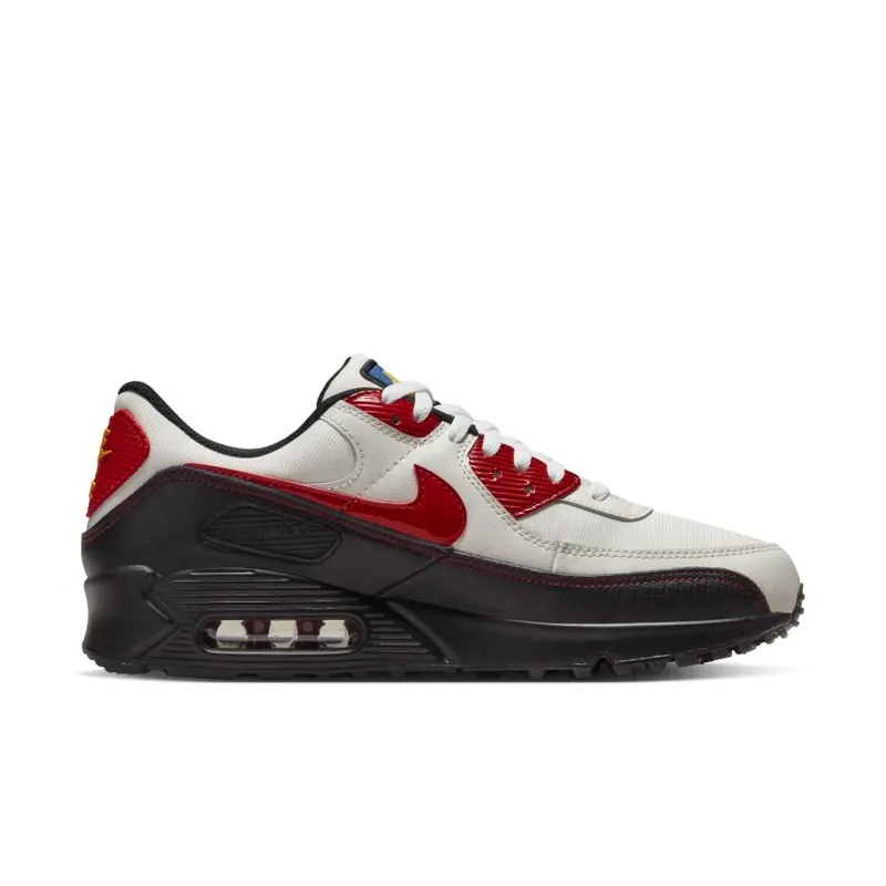 Nike Air Max 90 SE Sail Universtiy Red Black (DX3276-133)