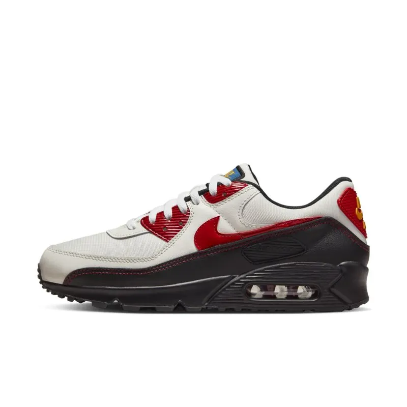 Nike Air Max 90 SE Sail Universtiy Red Black (DX3276-133)