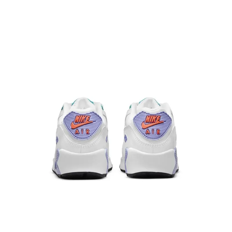 Nike Air Max 90 SE White Dark Purple Dust (GS) (CZ4500-100)