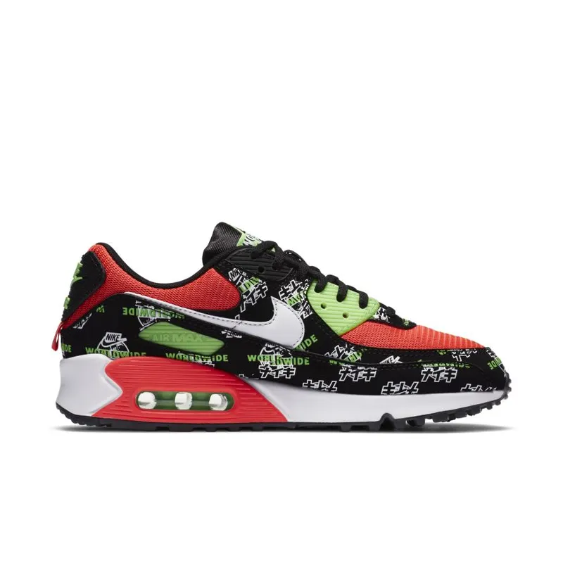Nike Air Max 90 SE Worldwide Katakana Black (Women’s) (DA1342-013)