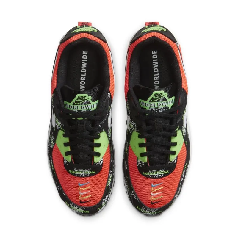 Nike Air Max 90 SE Worldwide Katakana Black (Women’s) (DA1342-013)