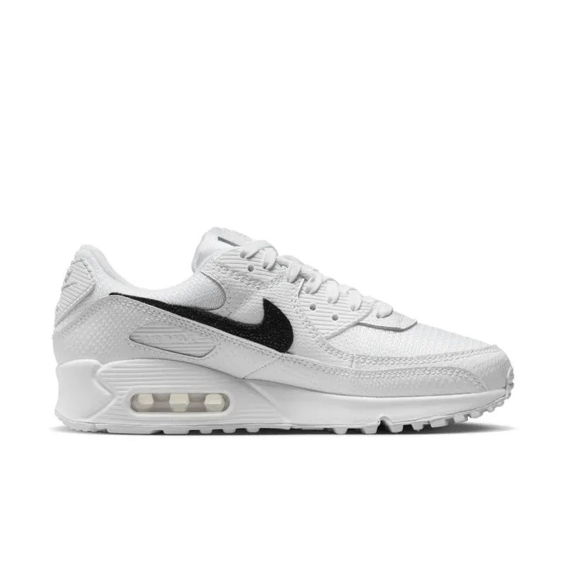 Nike Air Max 90 Snakeskin White Black (Women’s) (DZ5212-100)