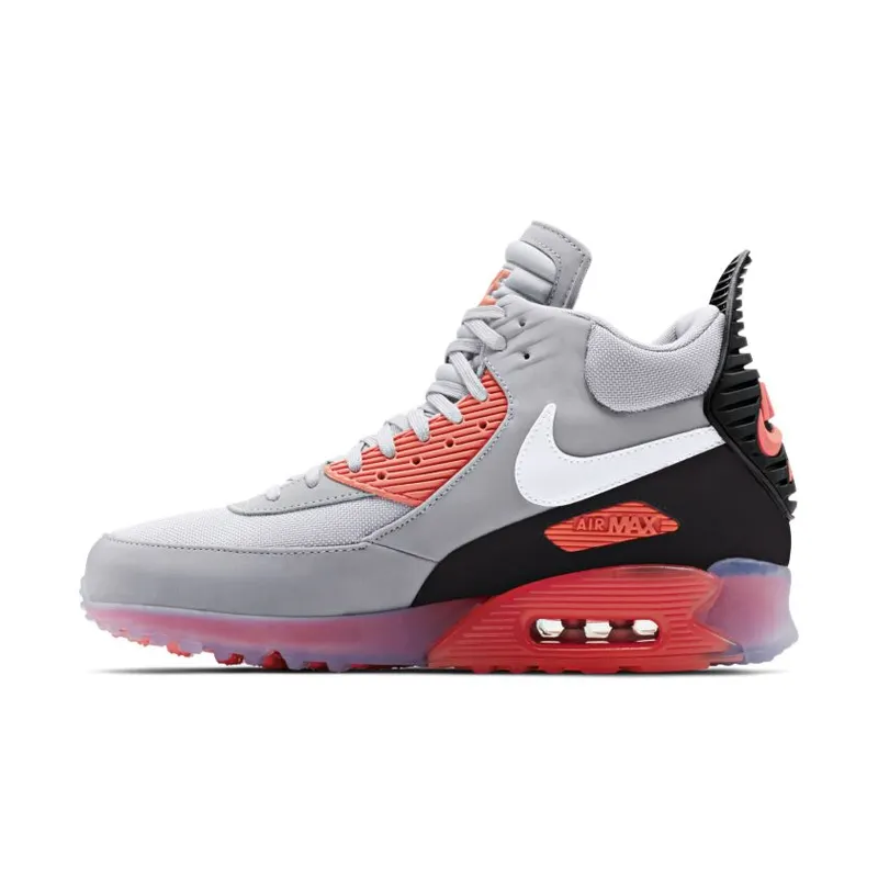 Nike Air Max 90 Sneakerboot Ice Wolf Grey Infrared (684722-006)