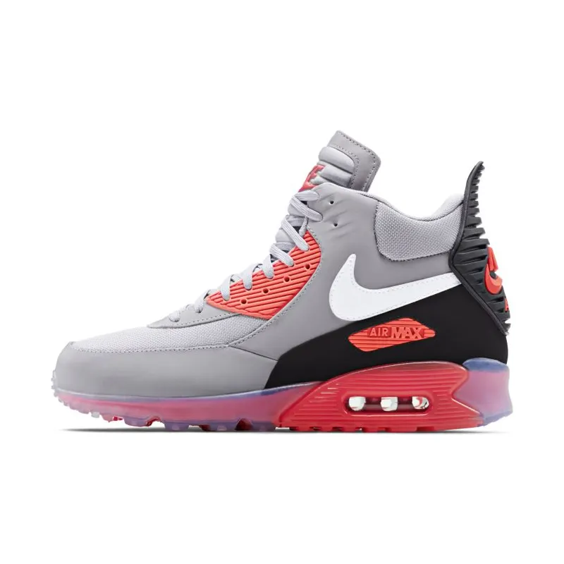 Nike Air Max 90 Sneakerboot Ice Wolf Grey Infrared (684722-006)