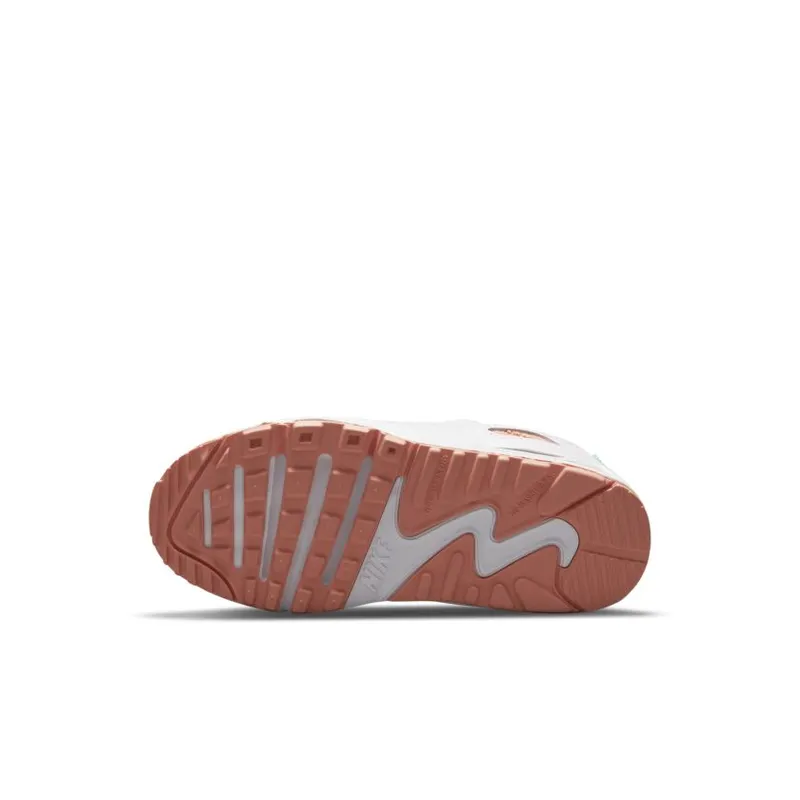 Nike Air Max 90 Toggle White Crimson Bliss (PS) (CV0064-102)