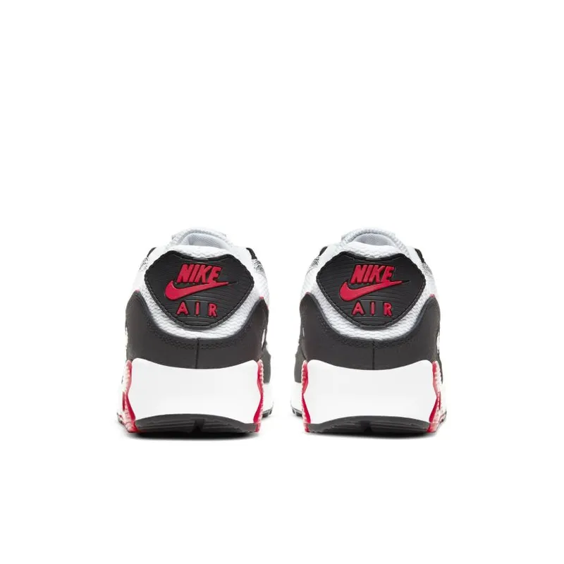 Nike Air Max 90 Topography White University Red (DJ0639-100)