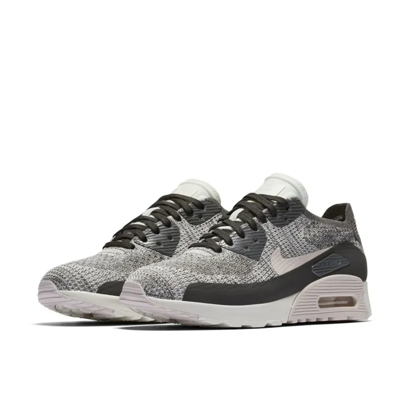 Nike Air Max 90 Ultra 2.0 Flyknit Midnight Fog/Silt Red-Sail (Women’s) (881109-003)