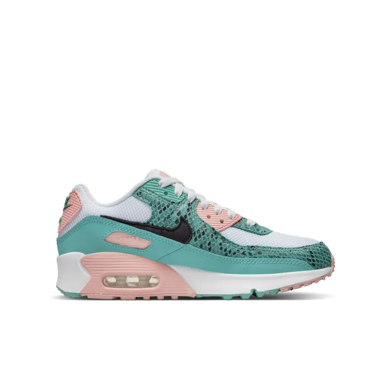Nike Air Max 90 Washed Teal Snakeskin (GS) (DR8926-300)
