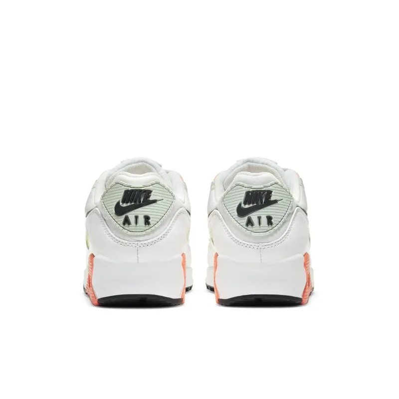 Nike Air Max 90 White Barely Green Bright Mango (Women’s) (CV8819-101)
