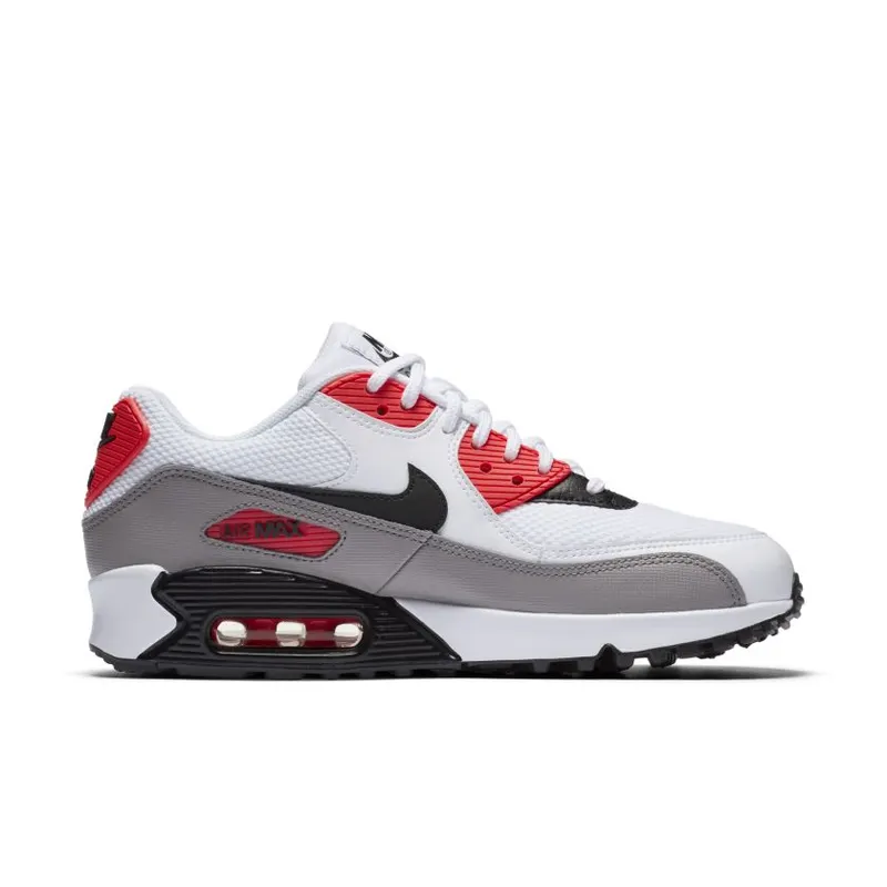 Nike Air Max 90 White Black-Dust-Solar Red (Women’s) (325213-132)