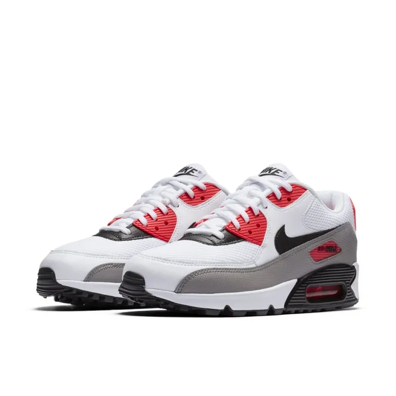 Nike Air Max 90 White Black-Dust-Solar Red (Women’s) (325213-132)