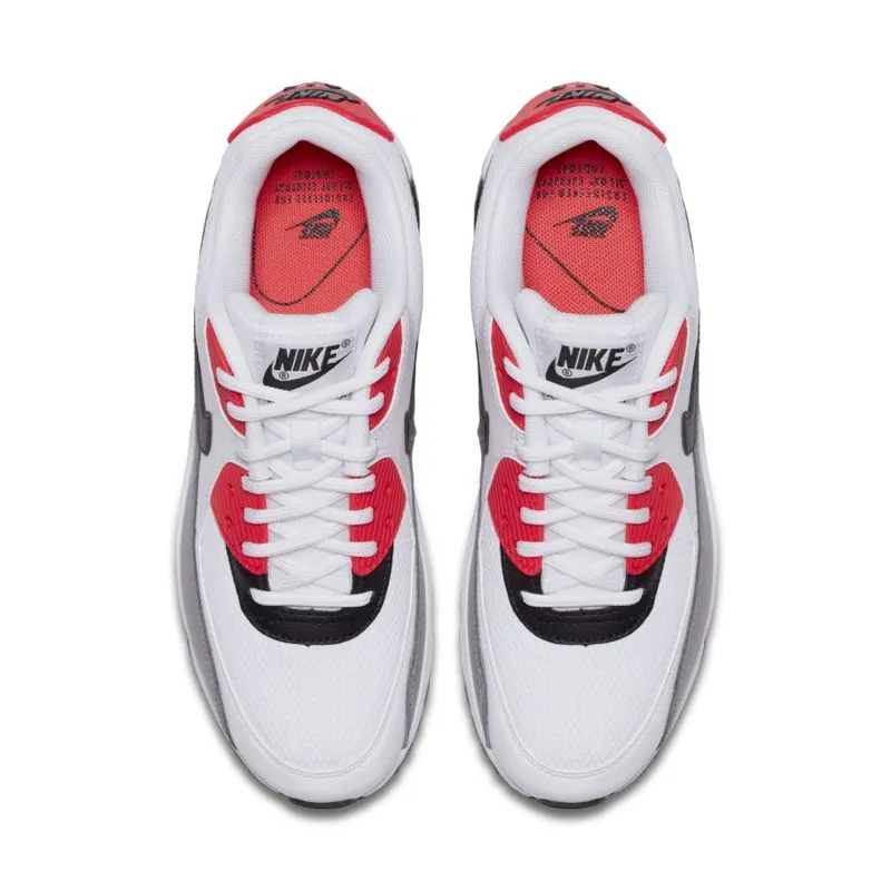 Nike Air Max 90 White Black-Dust-Solar Red (Women’s) (325213-132)