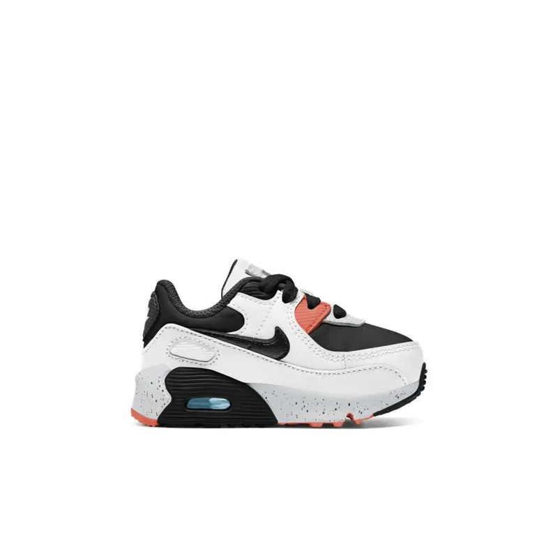Nike Air Max 90 White Black Orange (TD) (CD6868-110)