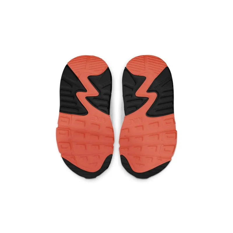 Nike Air Max 90 White Black Orange (TD) (CD6868-110)