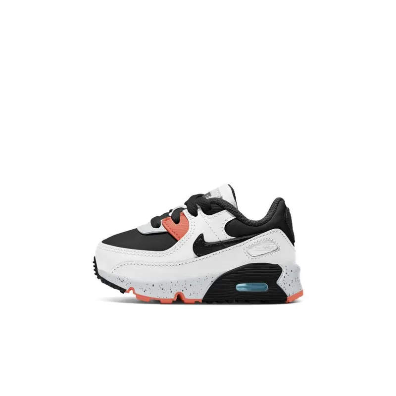 Nike Air Max 90 White Black Orange (TD) (CD6868-110)