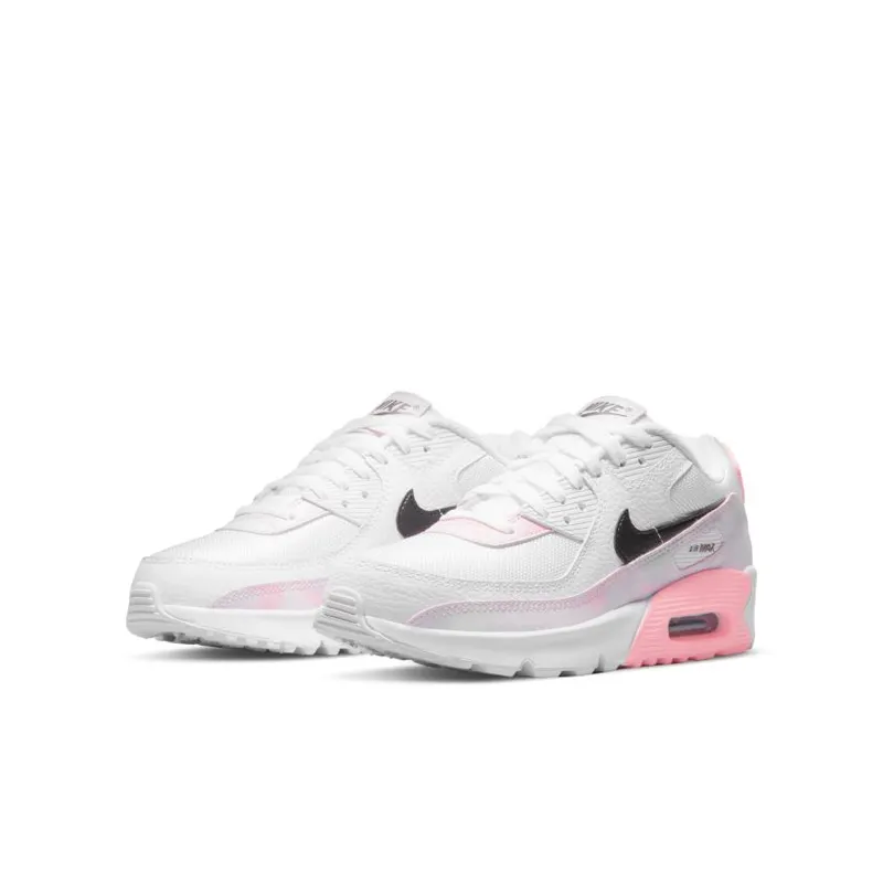 Nike Air Max 90 White Pink Tie-Dye (GS) (DM3110-100)