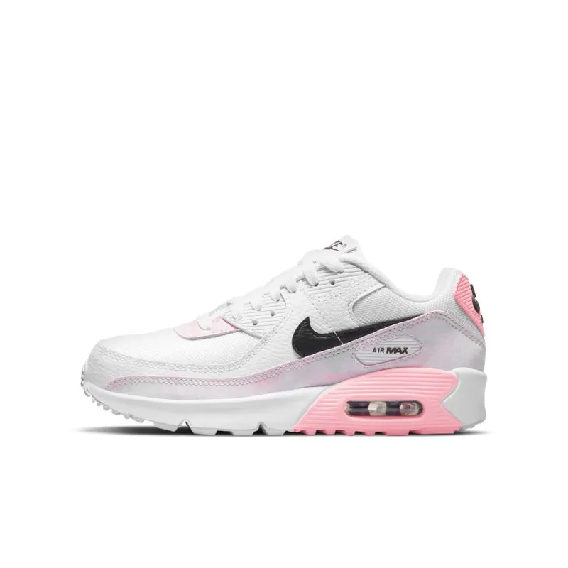 Nike Air Max 90 White Pink Tie-Dye (GS) (DM3110-100)