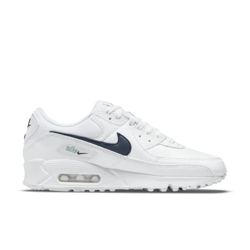 Nike Air Max 90 White Thunder Blue (Women’s) (DH1316-101)