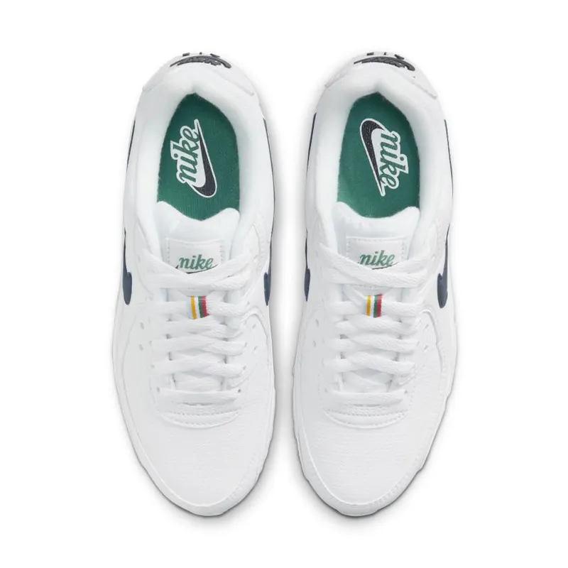 Nike Air Max 90 White Thunder Blue (Women’s) (DH1316-101)