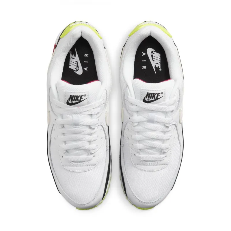 Nike Air Max 90 White Volt Rush Pink (DQ4071-100)